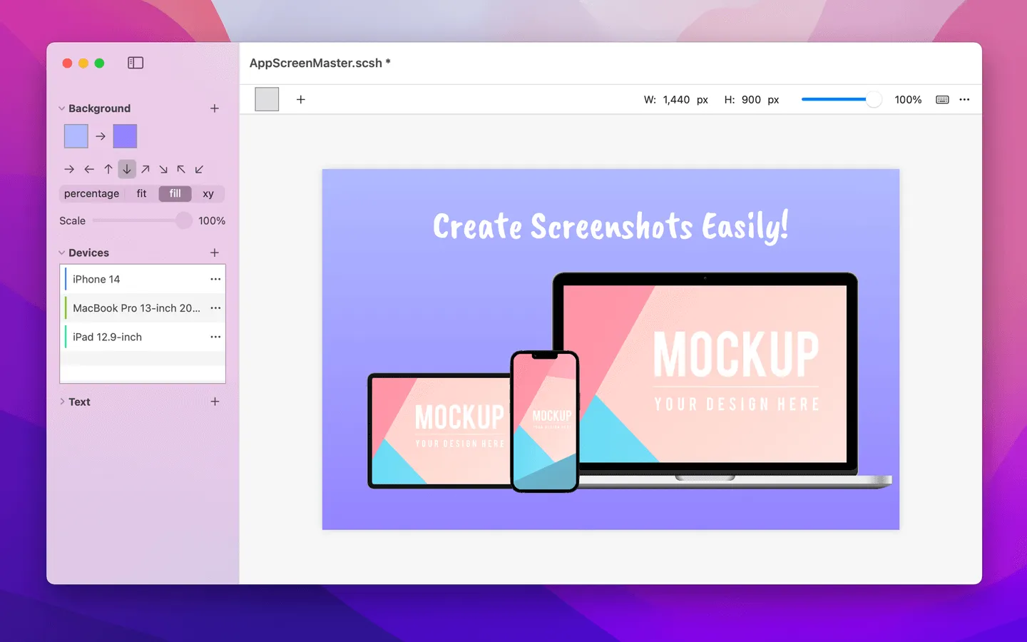 app-screen-master screenshot